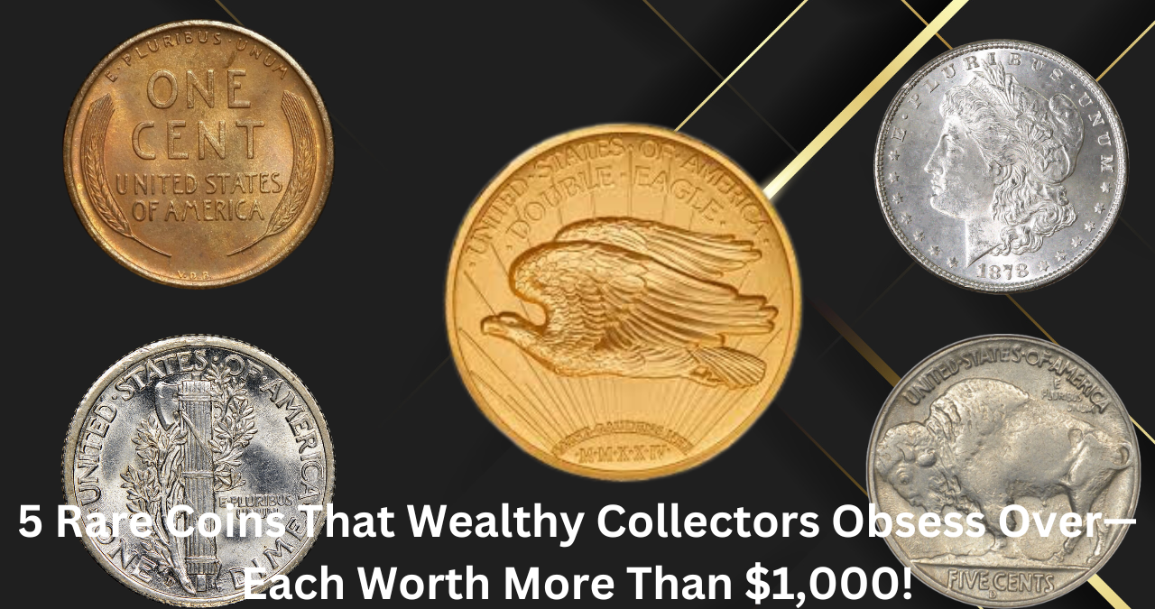 5 Rare Coins That Wealthy Collectors Obsess Over—Each Worth More Than $1,000!