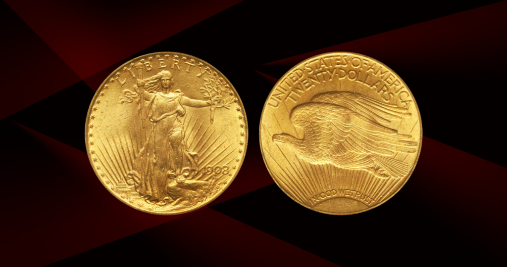 1908 Saint-Gaudens Gold Double Eagle