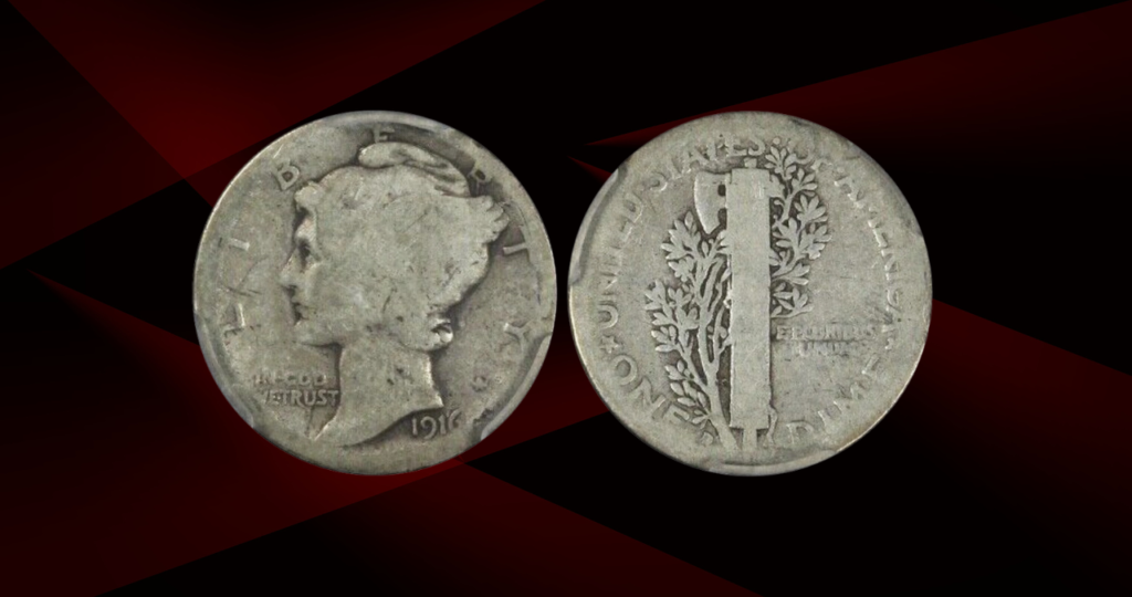 1916-D Mercury Dime