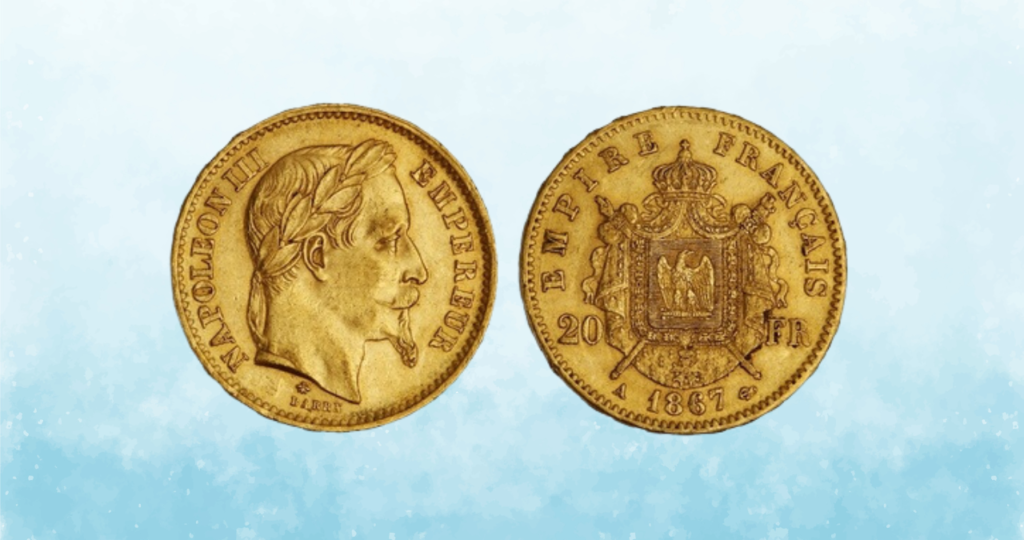 French Napoleon III 20 Francs (1852-1870)