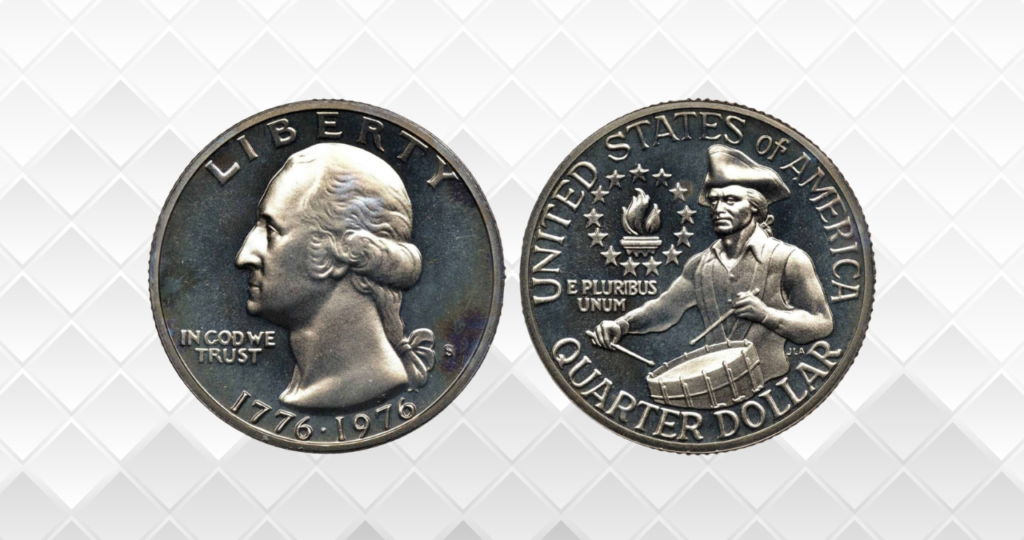 1. The 1976-D Bicentennial Quarter Without a Mint Mark