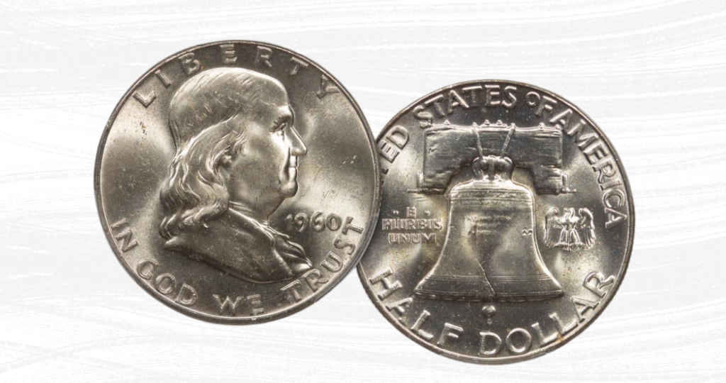 1960 Franklin Half Dollar Values and Market Prices