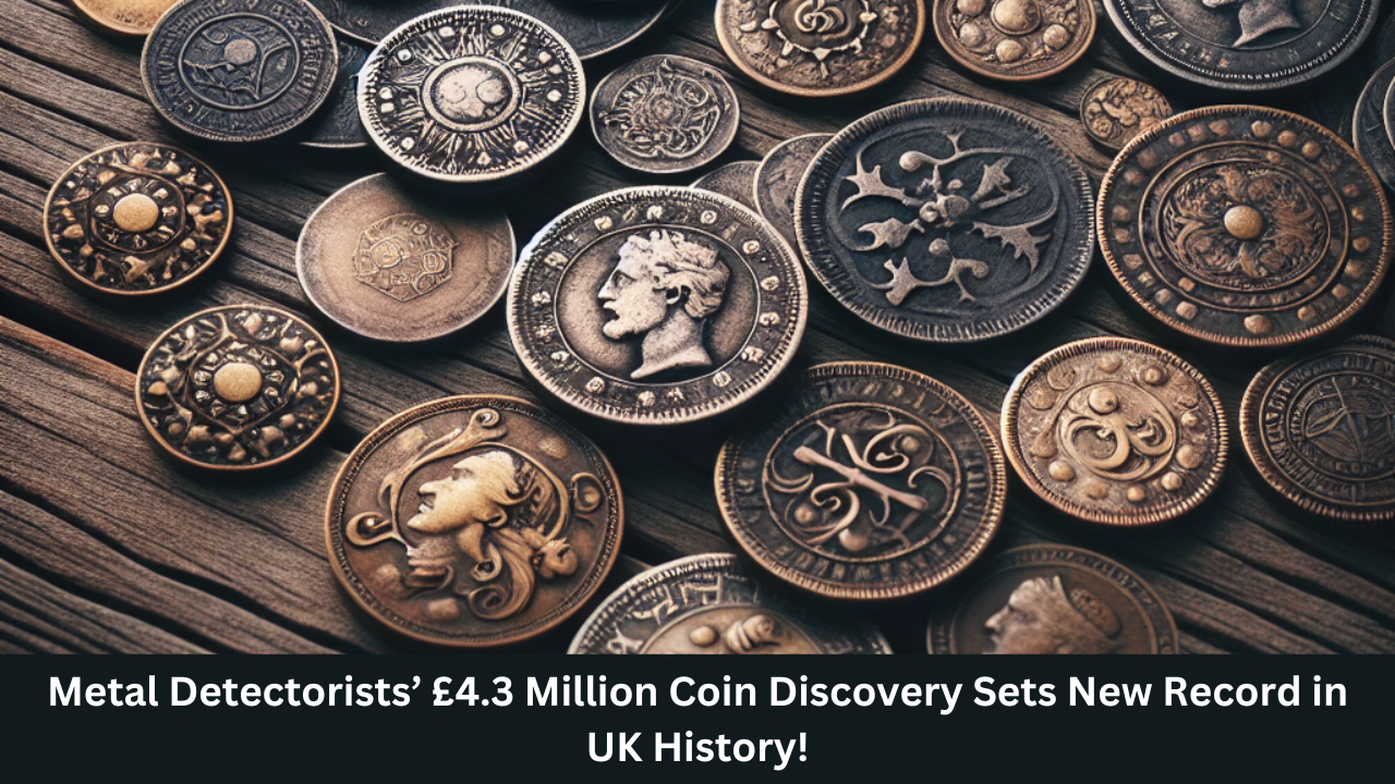 Metal Detectorists’ £4.3 Million Coin Discovery Sets New Record in UK History!